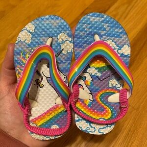 Unicorn Flip Flops